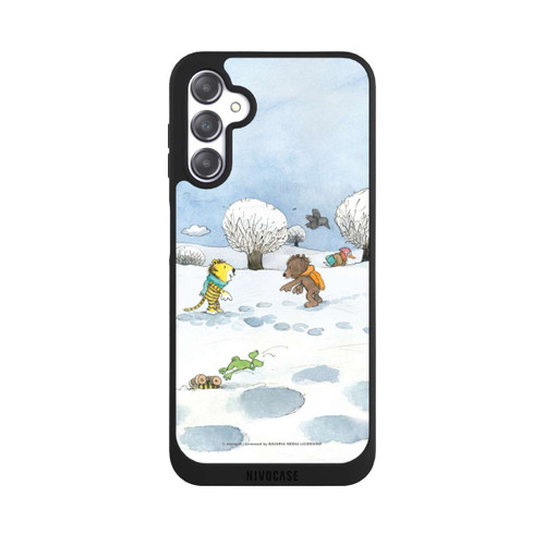 Samsung Galaxy A14 5G NIVOpure Kleiner Bär und kleiner Tiger im Schnee