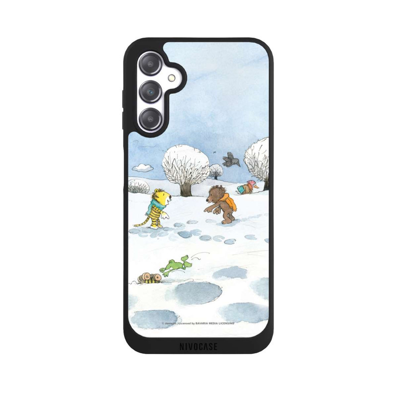 Galaxy A14 5G NIVOpure Kleiner Bär und kleiner Tiger im Schnee