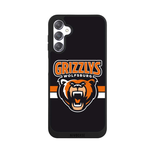 Samsung Galaxy A14 5G NIVOpure Logo Streifen Orange und Weiß 