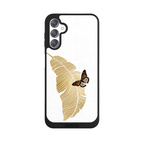 Samsung Galaxy A14 5G NIVOpure Schmetterling und Palmenblatt