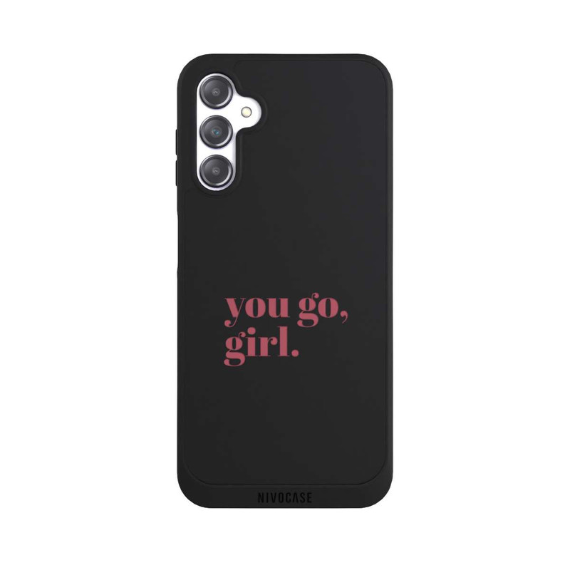 Galaxy A14 5G NIVOpure You Go Girl Rosa Transparent