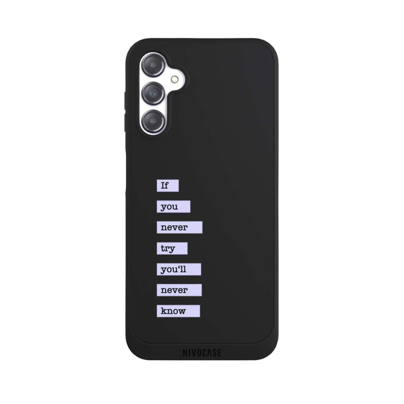 Galaxy A14 5G NIVOpure If You Try Blue Transparent