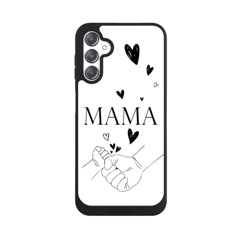 Galaxy A14 5G NIVOpure Muttertag Line Art Hände Schwarz Weiß