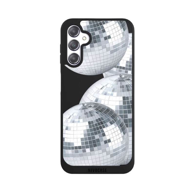 Galaxy A14 5G NIVOpure Discokugel Party Silver Transparent mit KI