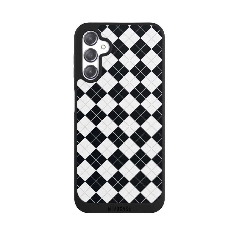 Galaxy A14 5G NIVOpure Poloshirt Karo Look