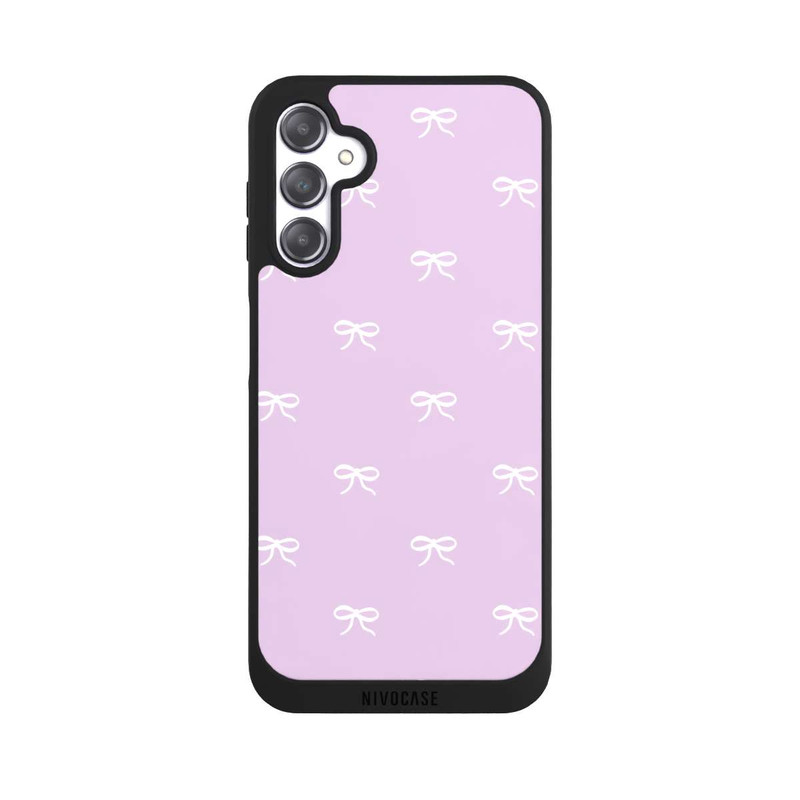 Galaxy A14 5G NIVOpure Schleifen Muster Flieder