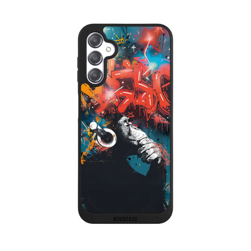 Samsung Galaxy A14 5G NIVOpure Affe Stereo Kopfhörer Graffiti Street Art