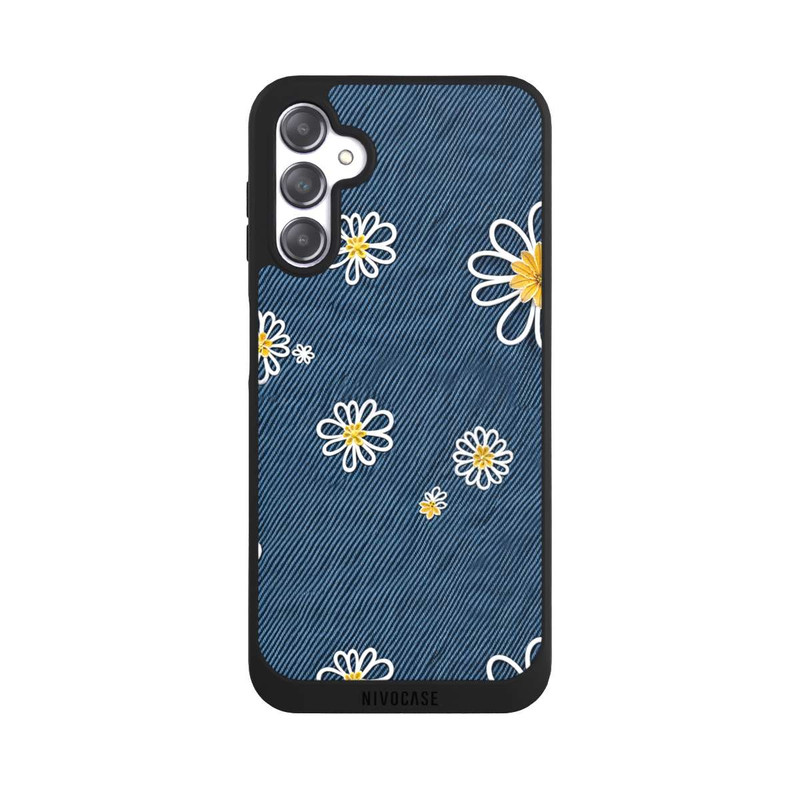 Galaxy A14 5G NIVOpure Jeans Flowers Pattern with AI