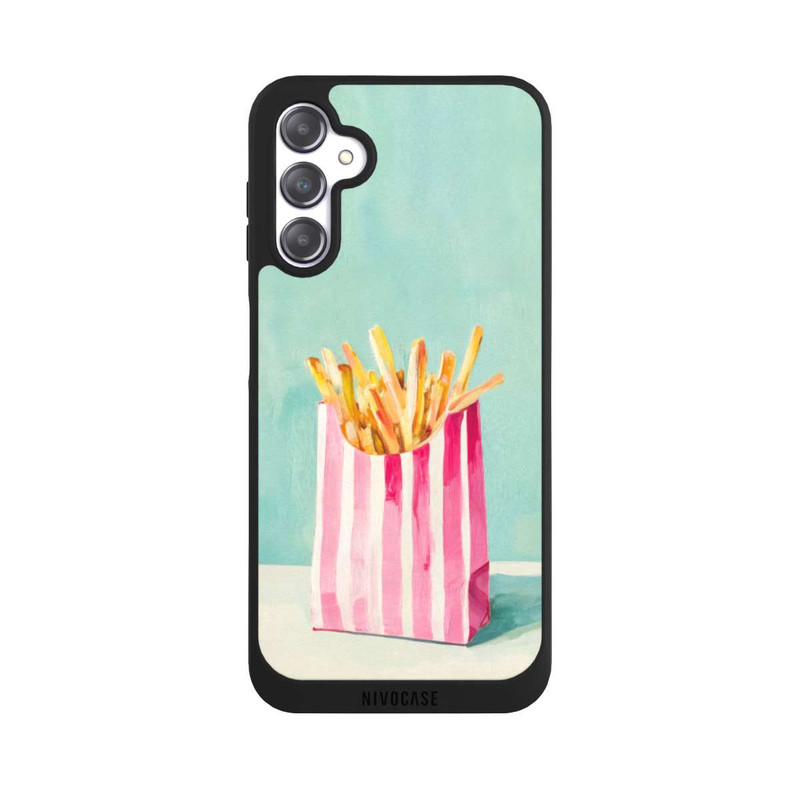 Galaxy A14 5G NIVOpure Retro Pommes Blau Watercolor