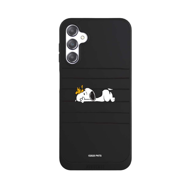 Galaxy A14 5G NIVOpure Snoopy Woodstock Streifen Peanuts Transparent