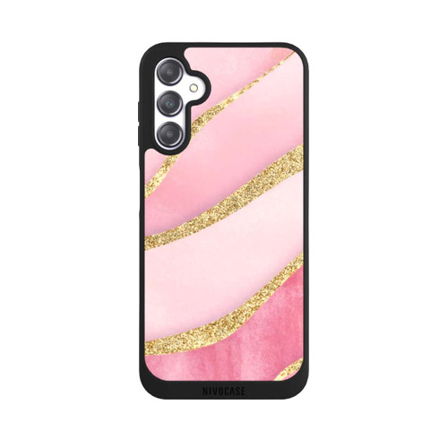 Samsung Galaxy A14 5G NIVOpure Pink Marble Goldprint Stripes