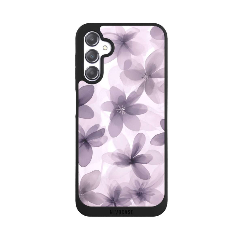 Galaxy A14 5G NIVOpure Fliederfarbenes Blumenmuster mit KI