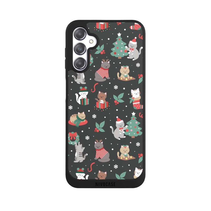 Galaxy A14 5G NIVOpure Christmas Festive Cute Holiday Kittens