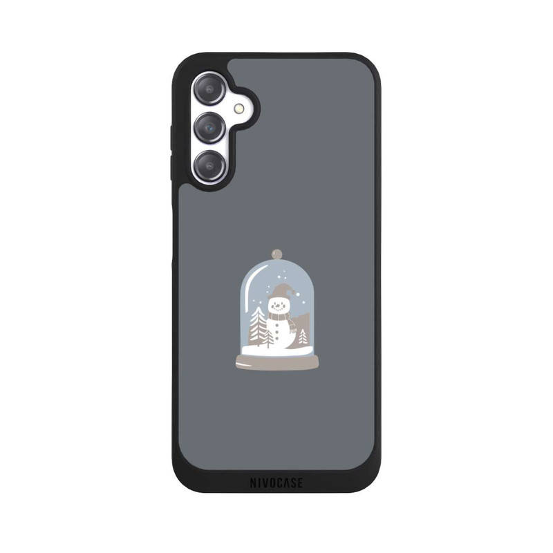 Galaxy A14 5G NIVOpure Boule à Neige Minimaliste avec Bonhomme de Neige