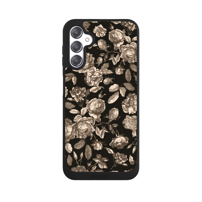 Galaxy A14 5G NIVOpure Toile fleurs foncées