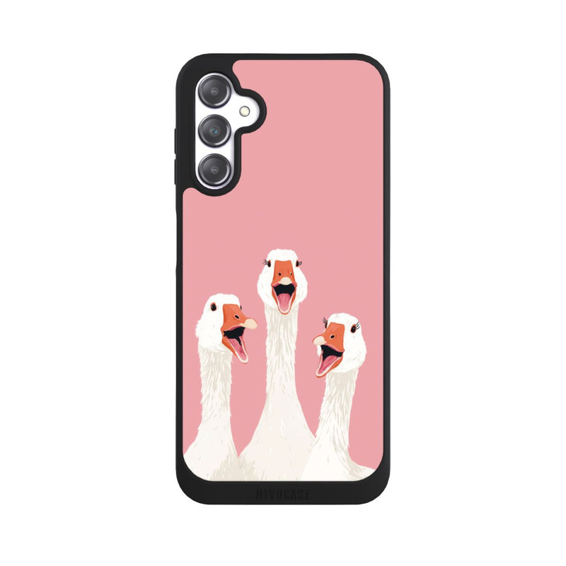 Galaxy A14 5G NIVOpure Three Geese Pink with AI