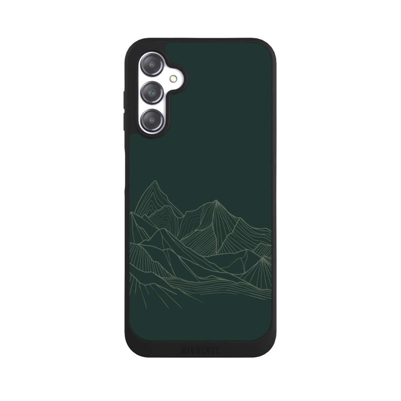Galaxy A14 5G NIVOpure Berg Line Art Grün