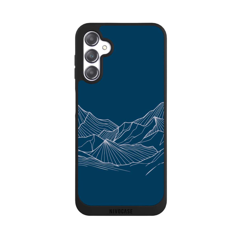 Galaxy A14 5G NIVOpure Blue Mountain Contour Lines