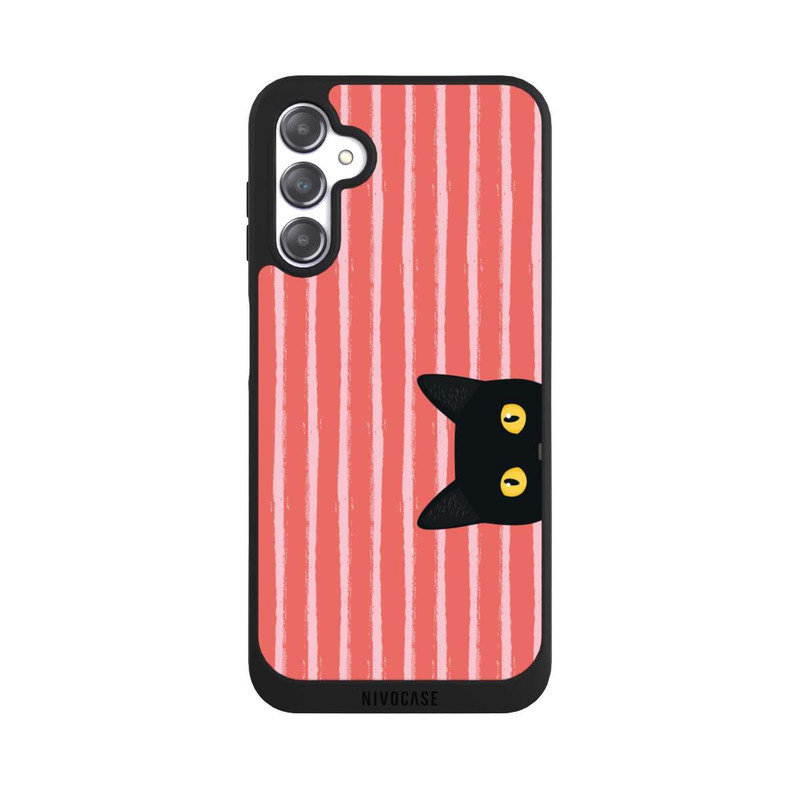 Galaxy A14 5G NIVOpure Schwarze Katze Gestreift Orange