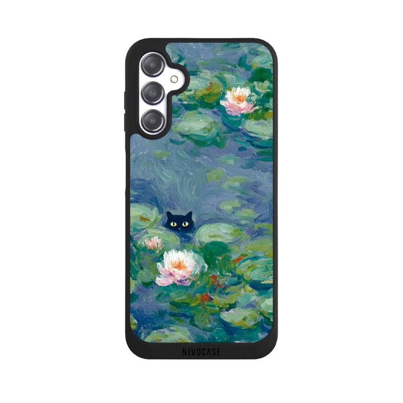 Galaxy A14 5G NIVOpure Chat dans l'Étang Monet Peinture