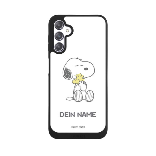 Samsung Galaxy A14 5G NIVOpure Snoopy And Woodstock Cuddling Personalisierbar