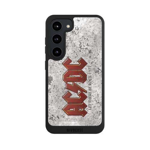 Samsung Galaxy S23 NIVOpure ACDC Let There Be Rock Grau