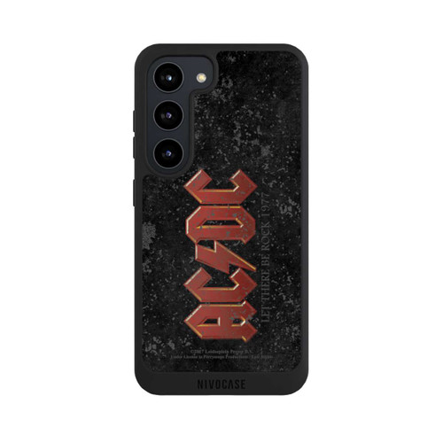 Samsung Galaxy S23 NIVOpure ACDC Let There Be Rock Anthrazit