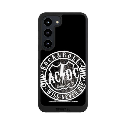 Samsung Galaxy S23 NIVOpure ACDC Rock and Roll Weiss
