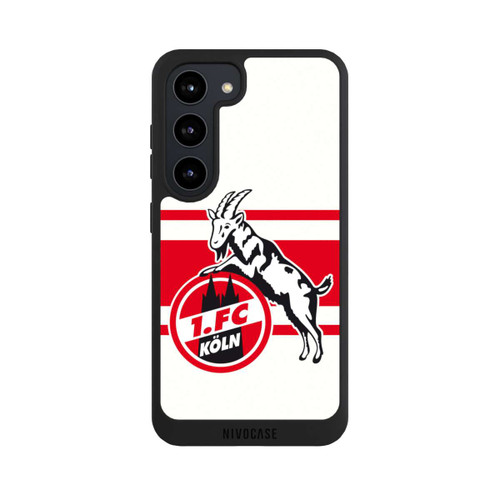 Samsung Galaxy S23 NIVOpure White Red Stripes 1.FC