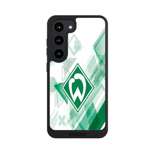 Samsung Galaxy S23 NIVOpure Weiße Grafikelemente - Werder Bremen