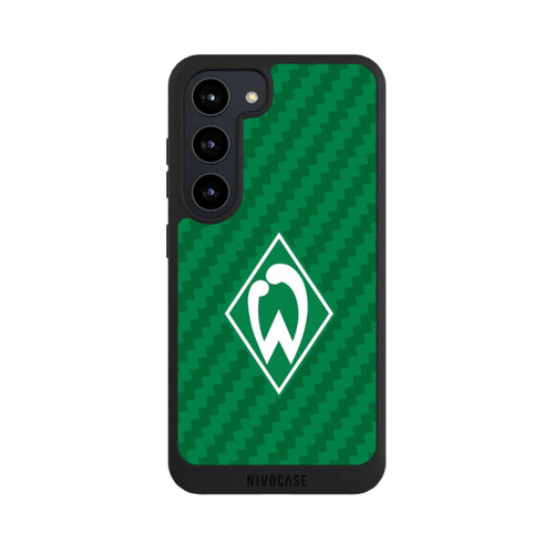 Samsung Galaxy S23 NIVOpure Carbonlook - Werder Bremen