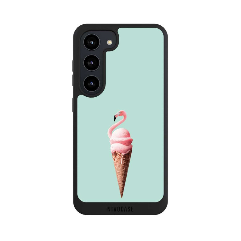 Galaxy S23 NIVOpure Glace au flamant rose