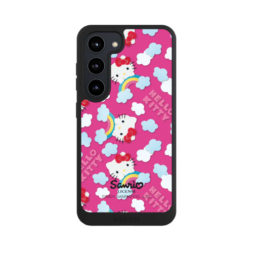 Samsung Galaxy S23 NIVOpure Hello Kitty Regenbogenmuster