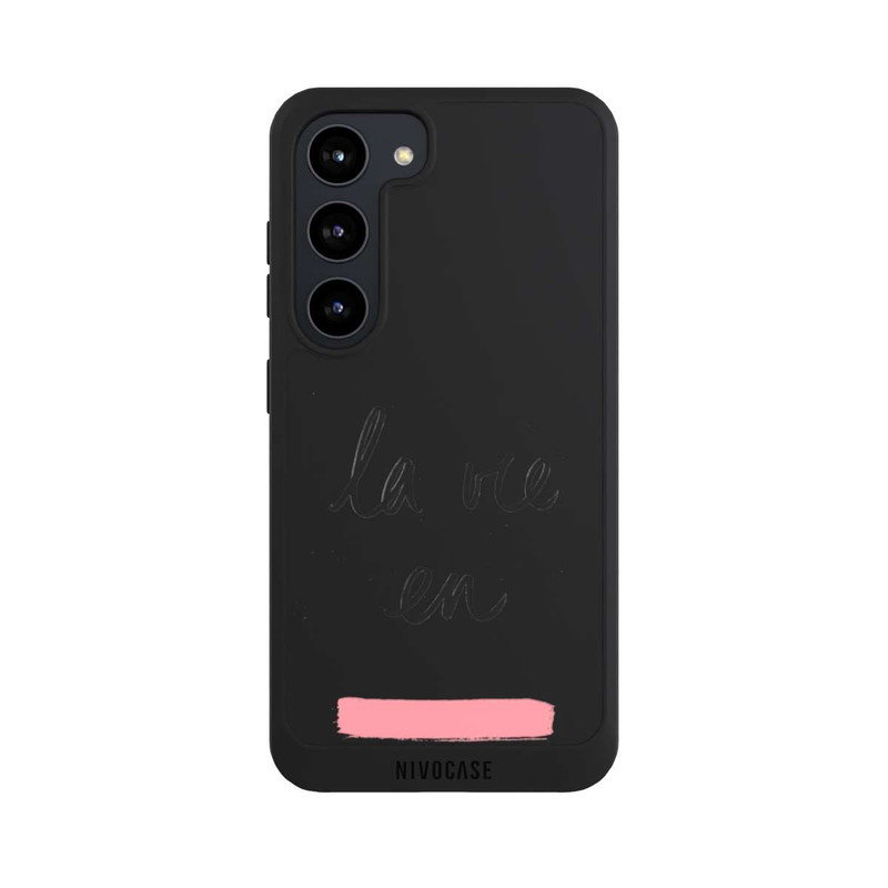 Galaxy S23 NIVOpure La vie en Rosa Transparent