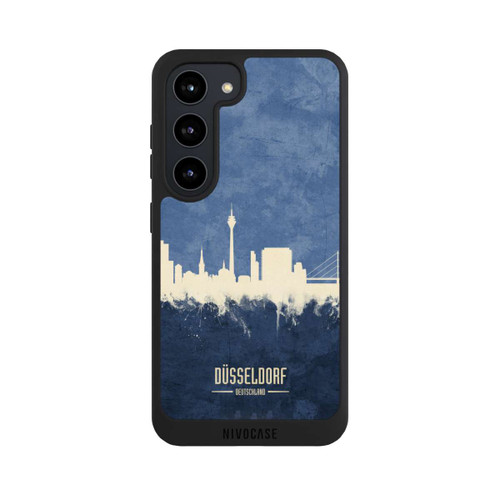 Samsung Galaxy S23 NIVOpure Düsseldorf Allemagne Skyline