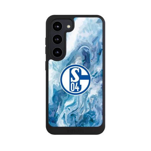 Samsung Galaxy S23 NIVOpure Schalke 04 Flüssig Blau