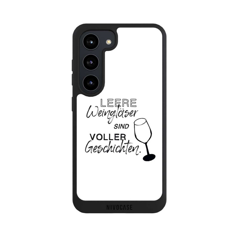 Galaxy S23 NIVOpure Leere Weingläser