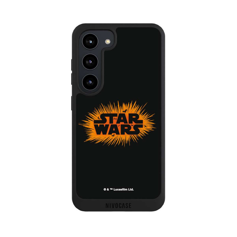 Galaxy S23 NIVOpure Star Wars Logo Orange Halloween Explosion