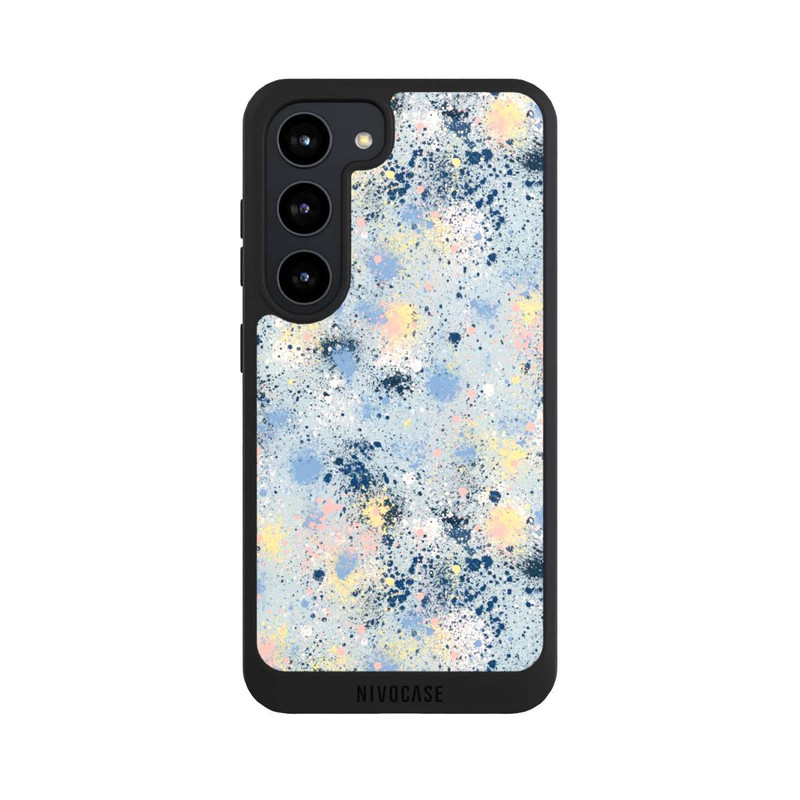 Galaxy S23 NIVOpure Ink Dripping Dust Texture Blue