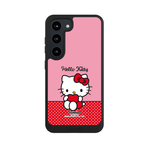 Samsung Galaxy S23 NIVOpure Hello Kitty sitzend mit Herz
