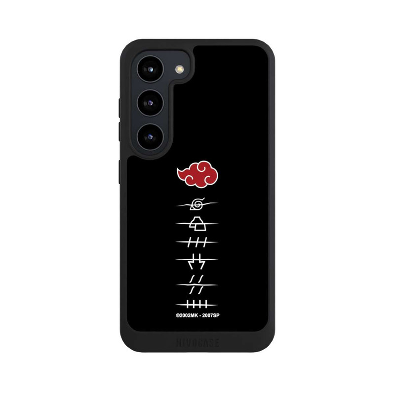 Galaxy S23 NIVOpure Akatsuki Mitgliedssymbole Schwarz