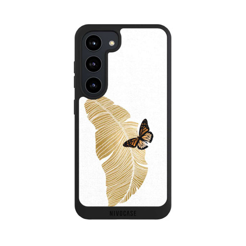 Samsung Galaxy S23 NIVOpure Schmetterling und Palmenblatt
