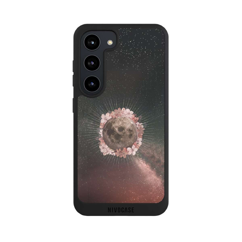 Galaxy S23 NIVOpure Blumen und Mondlicht
