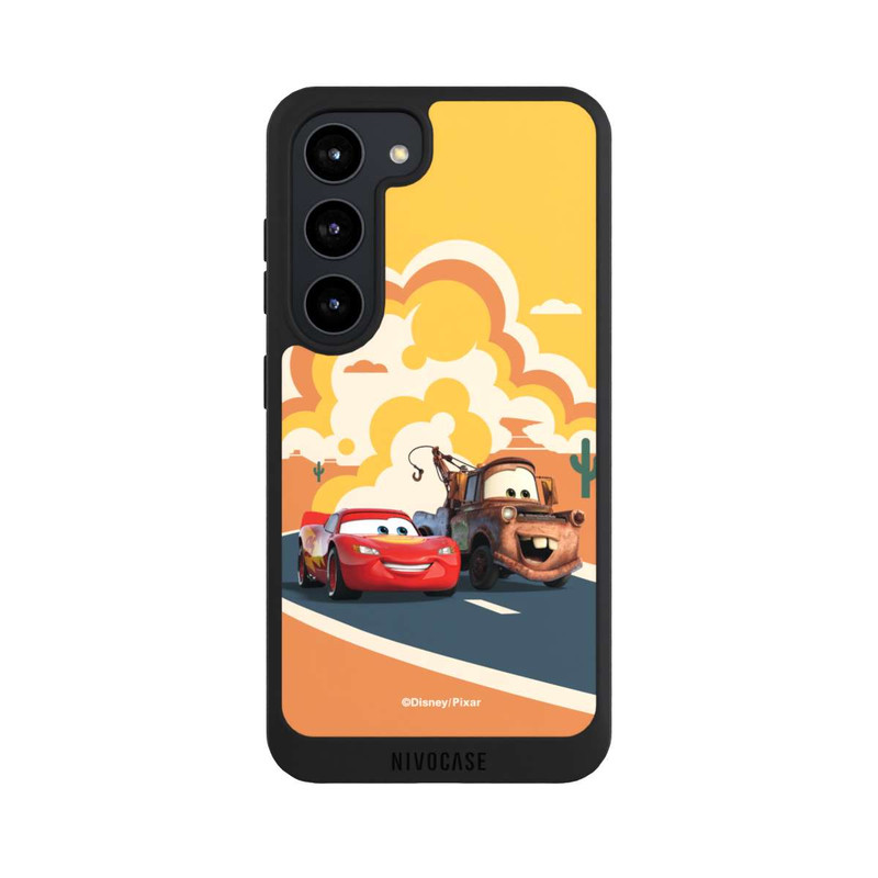 Galaxy S23 NIVOpure Disney Cars Lightning McQueen Und Hook on the Road