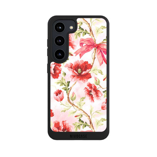 Samsung Galaxy S23 NIVOpure Poppies Pattern Pink