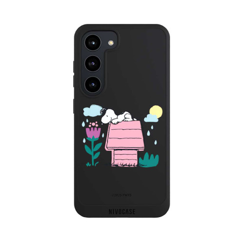 Samsung Galaxy S23 NIVOpure Snoopy Hundehütte Frühling transparent