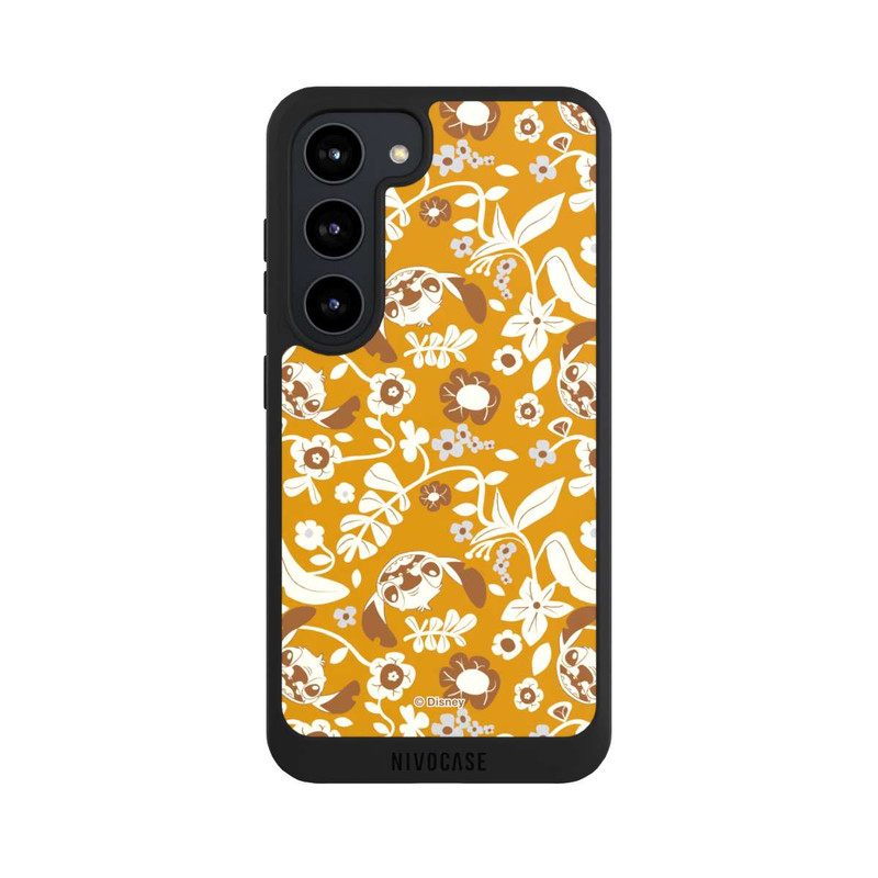 Galaxy S23 NIVOpure Stitch Floral Mustard Pattern
