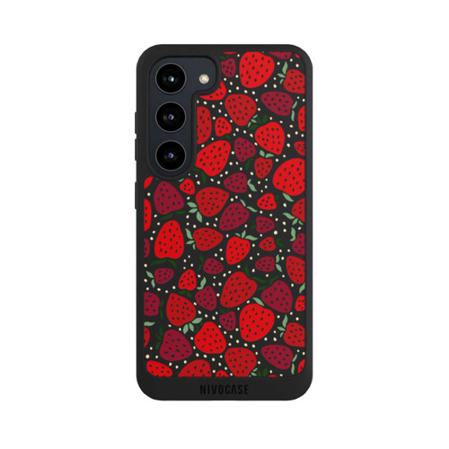 Samsung Galaxy S23 NIVOpure Strawberry Pattern Comic Transparent