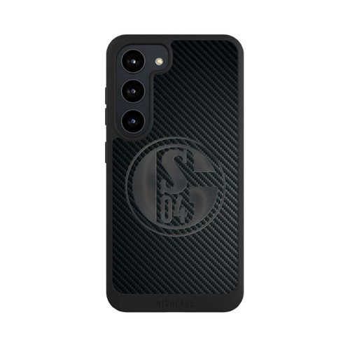 Samsung Galaxy S23 NIVOpure Schalke 04 Carbon Look