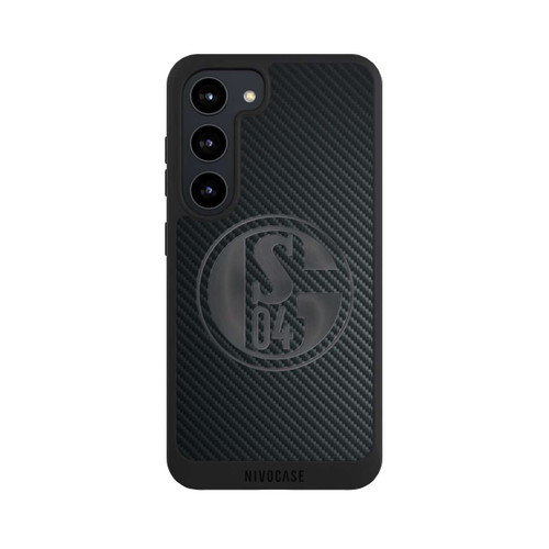 Samsung Galaxy S23 NIVOpure Schalke 04 Carbon Look